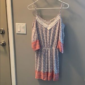 3/$15 Cold Shoulder Romper Boho Peasant style